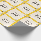 motivierend Typografie-Zitat "You Doing Great" Geschenkpapier (Ecke)