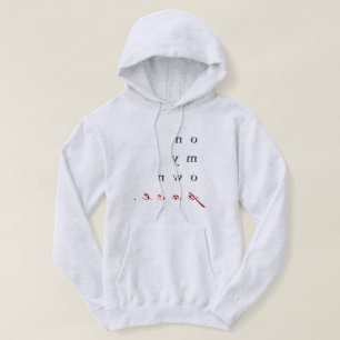 motivierend umgekehrte Typografie Hoodie