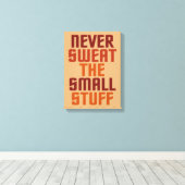 Motivierend umhüllter Leinwand (Insitu (Holzboden))