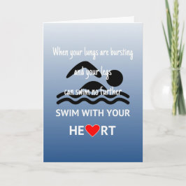 Motivierend und individuelles Schwimmen Karte