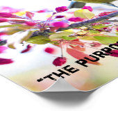 Motivierend und inspirierend Zitat über das Leben Poster (Ecke)