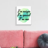 motivierend und inspirierende Selbstziffern Leinwanddruck (Insitu (Wohnzimmer))