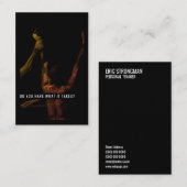 Motivierend und inspirierendes Ausweisangebot Visitenkarte (Vorne/Hinten)