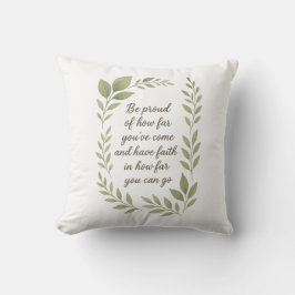 Motivierend und inspirierendes Kissen für das Zita