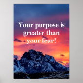 Motivierend und inspirierendes Poster (Vorne)