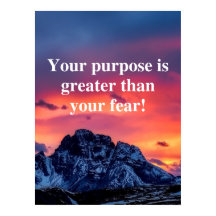 Motivierend und inspirierendes Poster