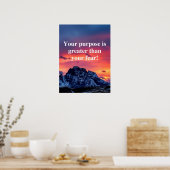 Motivierend und inspirierendes Poster (Küche)