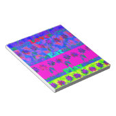 Motivierend und lebendige Kunst, Liebe & Spiel Notizblock (angewinkelt)