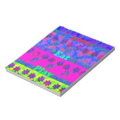 Motivierend und lebendige Kunst, Liebe & Spiel Notizblock (Rotiert)