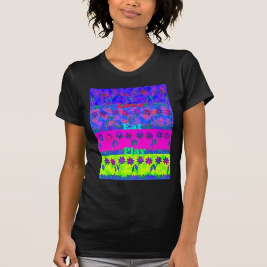 Motivierend und lebendige Kunst, Liebe & Spiel T-Shirt (Vorderseite)