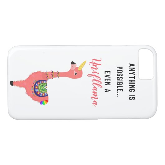 Motivierend Unifllama: Unicorn-Flamingo-llama Case-Mate iPhone Hülle (Rückseite (Horizontal))