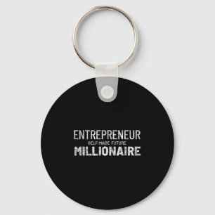 Motivierend Unternehmer Selfmade Future Milliona Schlüsselanhänger