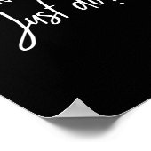 Motivierend Unternehmer Zitat Nicht denken, nur tu Poster (Ecke)