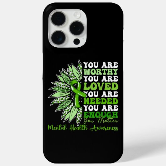 Motivierend Unterstützung Gewähr für psychische Ge Case-Mate iPhone Hülle (Rückseite)