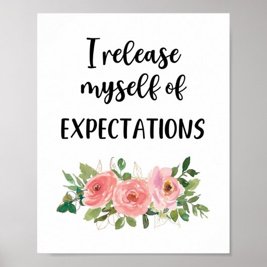 Motivierend Unterstützungsbüro für Flora und Fauna Poster (Vorne)