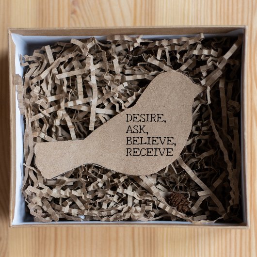 Motivierend Verpackung Gummistempel