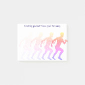 Motivierend Vertrauensangebot Post-it Klebezettel (Vorderseite)