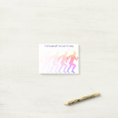 Motivierend Vertrauensangebot Post-it Klebezettel (Auf Schreibtisch)