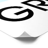 Motivierend Wachstum Abstrakt Poster (Ecke)