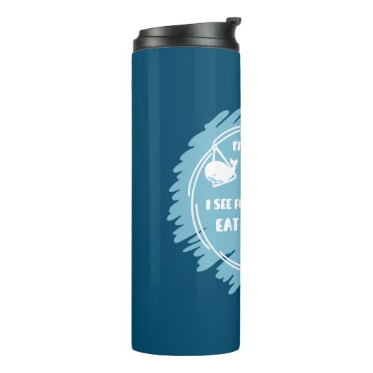 Motivierend Wal: Thermosbecher (Nach links gedreht)