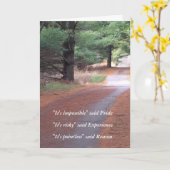 Motivierend Waldweg Karte (Gelbe Blume)