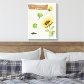 Motivierend Wall Art - Nehmen Sie sich die Zeit zu Leinwanddruck (Insitu (Schlafzimmer))