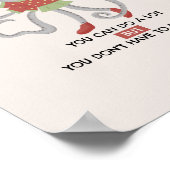 Motivierend Wall Art Poster Niedlicher Oktopus (Ecke)