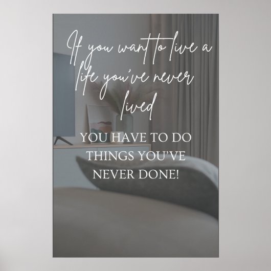 Motivierend Wall-Poster Poster (Vorne)