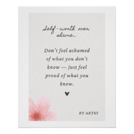 Motivierend Wanddekoration Poster