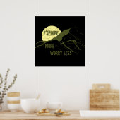 Motivierend Wanderangebote Poster (Küche)