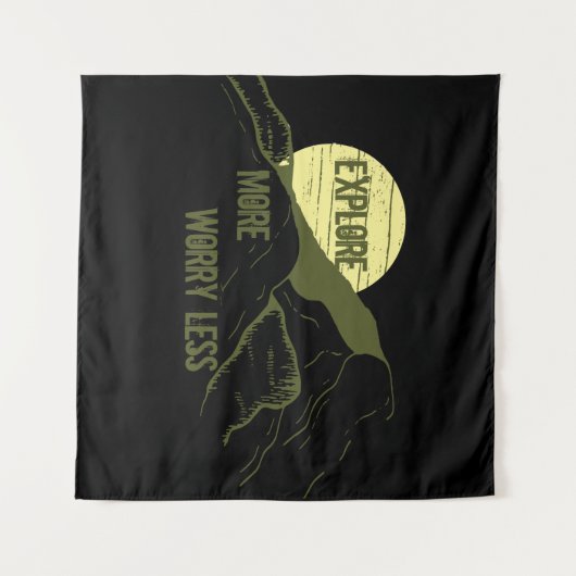 Motivierend Wanderangebote Wandteppich (Vorderseite (Horizontal))