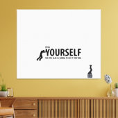 motivierend Wandkunst, inspirierendes Zitat, posit Leinwanddruck (Insitu (Wohnzimmer))