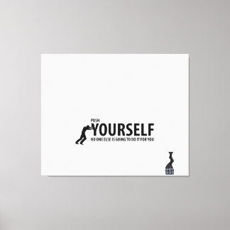 motivierend Wandkunst, inspirierendes Zitat, posit Leinwanddruck