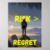 Motivierend Wandkunst Poster (Vorne)