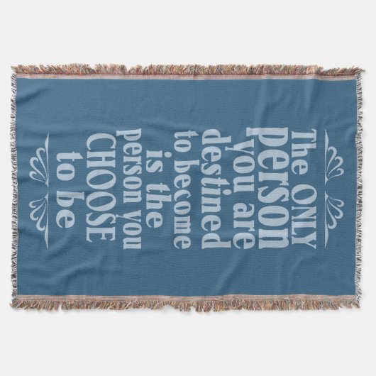 Motivierend WÄSCHE Decke (Vorderseite)