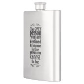 Motivierend WÄSCHFLASTER Flachmann (Links)