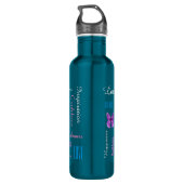 Motivierend Wasser-Flasche Trinkflasche (Rückseite)