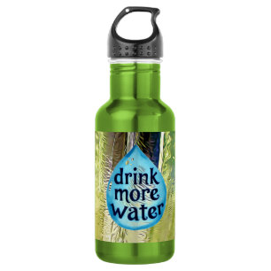 Motivierend Wasserdesign Edelstahlflasche