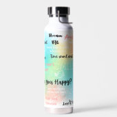 Motivierend Wasserflasche Spaß Inspiration Trinkflasche (Links)