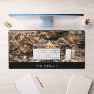 Motivierend Wasserspiegeln positive Einstellung wi Schreibtischunterlage