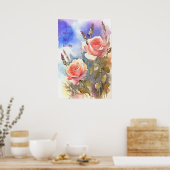Motivierend Watercolor Wall Art Poster 100 (Küche)