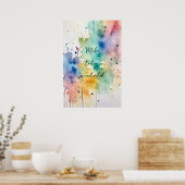 Motivierend Watercolor Wall Art Poster 12 (Küche)