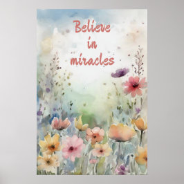 Motivierend Watercolor Wall Art Poster 20