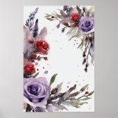 Motivierend Watercolor Wall Art Poster 24 (Vorne)