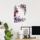 Motivierend Watercolor Wall Art Poster 24 (Heimbüro)