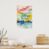 Motivierend Watercolor Wall Art Poster 27 (Küche)
