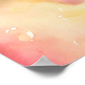 Motivierend Watercolor Wall Art Poster 3 (Ecke)