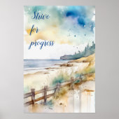 Motivierend Watercolor Wall Art Poster 4 (Vorne)