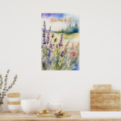 Motivierend Watercolor Wall Art Poster 40 (Küche)