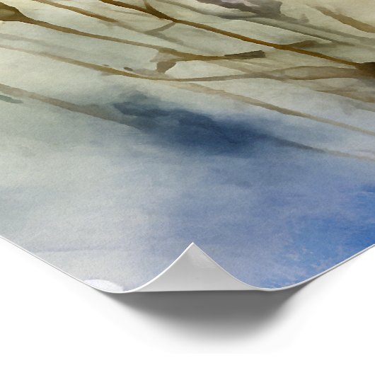 Motivierend Watercolor Wall Art Poster 41 (Ecke)